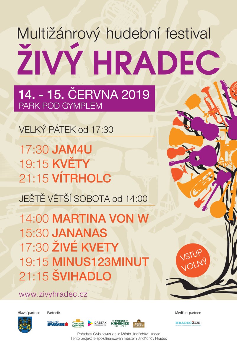 Zivý hradec program 2019